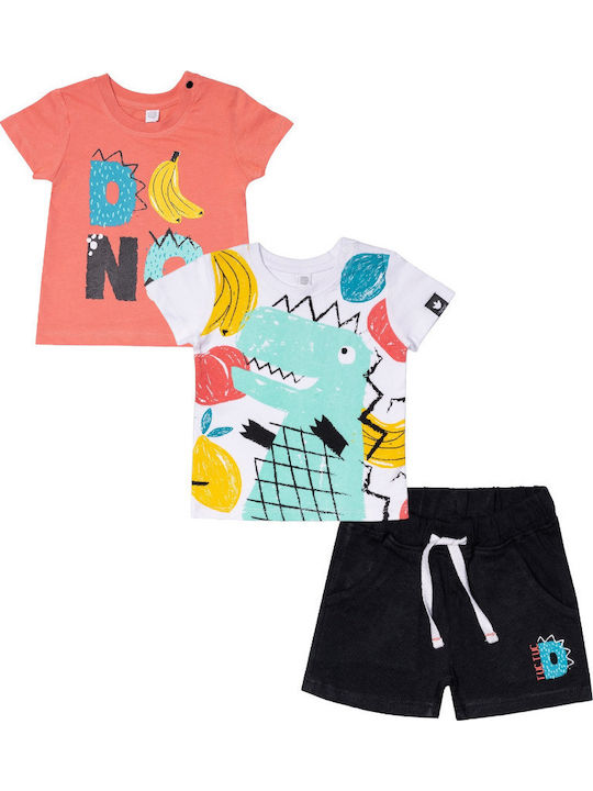 Kinder-Set mit Shorts Sommer 3Stück Mehrfarbig