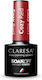 Claresa Soak Off Uv Led Color Ημιμόνιμο Βερνίκι Νυχιών Cozy Red 5ml
