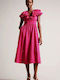 Ted Baker Summer Midi Dress for Wedding / Baptism Fuchsia