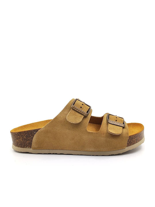 Plakton Leather Women's Flat Sandals Anatomic F...