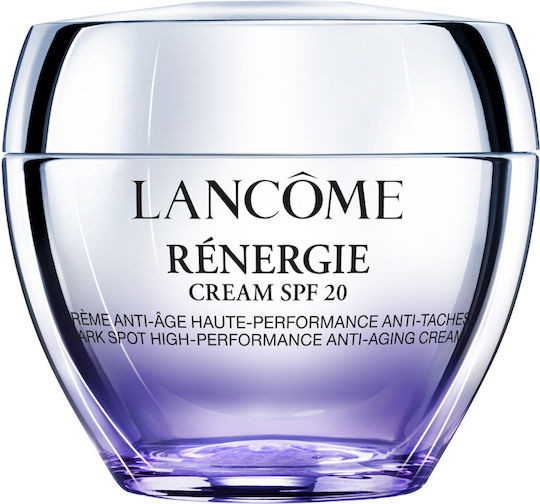 Lancome Renergie Cremă de Față de Zi cu SPF20 pentru Hidratare, Anti-îmbătrânire și Pete Pigmentare cu Acid Hialuronic și Peptide 50ml