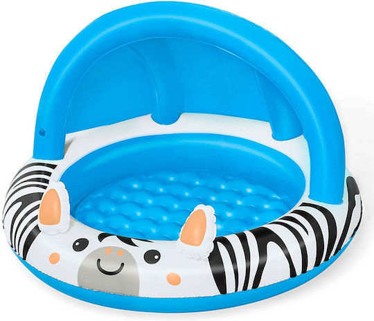 Bestway Kinder Rundes Schwimmbecken 26l Aufblasbar 97x66cm Hellblau