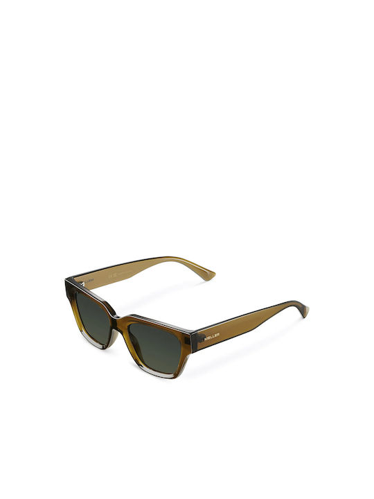 Meller Okon Sunglasses with Ochre Olive Plastic Frame and Green Lens OK-OCHREOLI