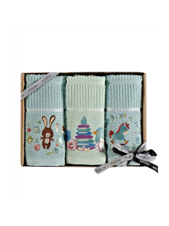 Kentia Set of baby towels 3pcs Multicolour Weight 360gr/m² 000071996