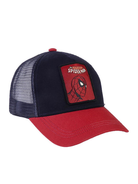 Cerda Παιδικό Καπέλο Jockey Spiderman Navy Μπλε