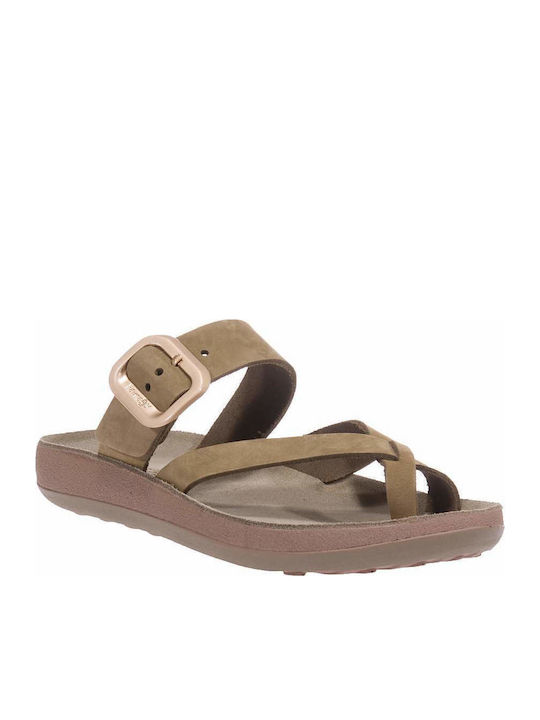 Leather Women's Flat Sandals Anatomic Olivia