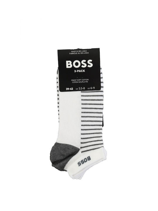 Hugo Boss Men's Socks White 3Pack