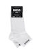 Hugo Boss Herren Einfarbige Socken Weiß 2Pack