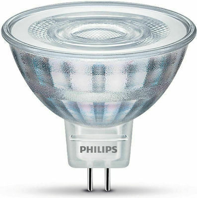 Philips LED Lampen für Fassung GU5.3 und Form MR16 Naturweiß 390lm 1Stück