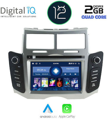 Digital IQ Sistem Audio Auto pentru Toyota Yaris 2006-2011 (Bluetooth/USB/AUX/WiFi/GPS/Apple-Carplay/Partitură) cu Ecran Tactil 7"