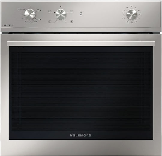 Glem-Gas Φούρνος Φυσικού Αερίου άνω Πάγκου 60lt Π59εκ. Inox