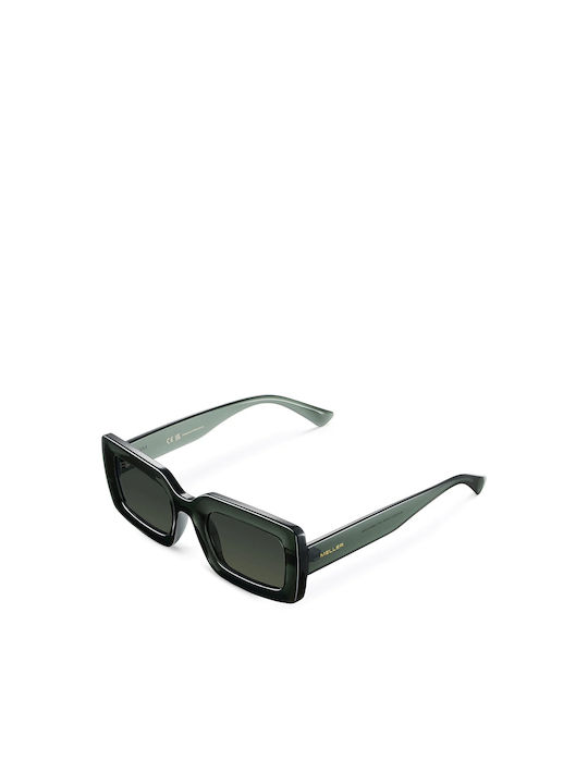 Meller Nala Sunglasses with Fog Olive Plastic Frame and Green Polarized Lens NL-FOGOLI