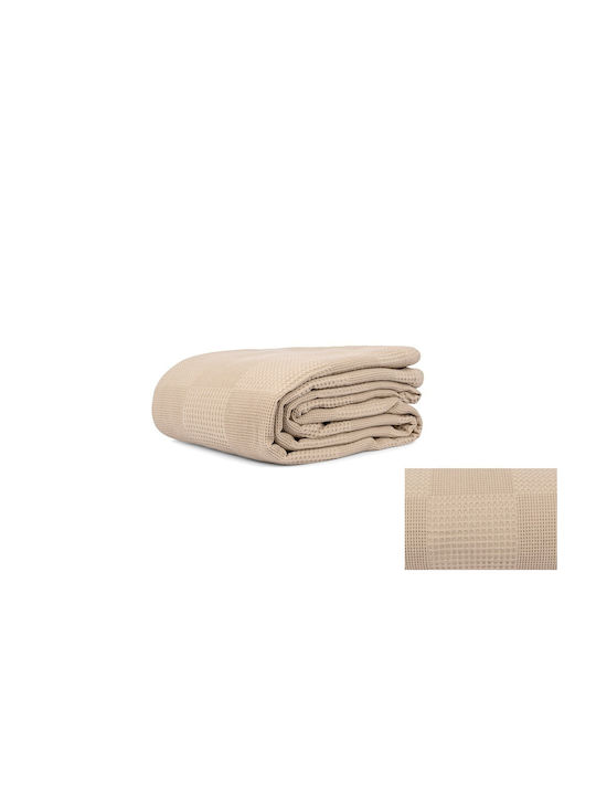 Mc Decor Blanket Nursery Swaddling Blankets Waffle Beige 100x105cm.