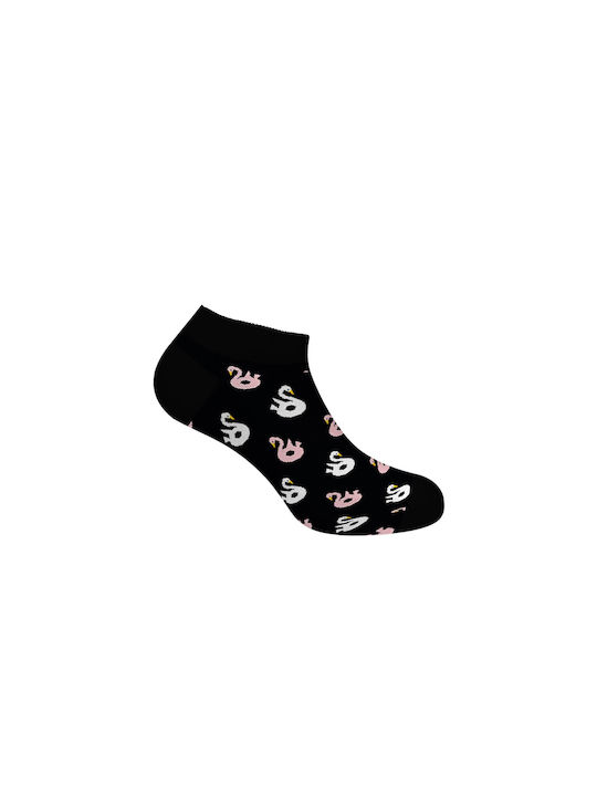 Walk Γυναικείες Κάλτσες με Σχέδια Μαύρες