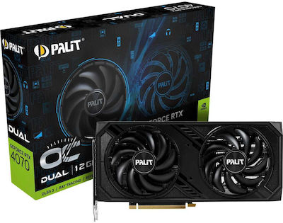 Palit GeForce RTX 4070 12GB GDDR6X Dual OC Placă Grafică