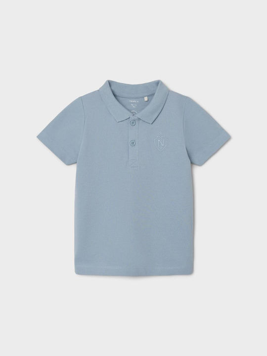 Name It Kinder Polo Kurzarm Hellblau