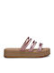 Women's Flat Sandals Flatforms in Pink Color