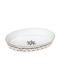 Cryspo Trio Christmas Platter Porcelain Multicolored D41cm.