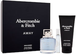 Abercrombie & Fitch Away Ανδρικό Σετ με Eau de Toilette 3τμχ Abercrombie & Fitch Away Ανδρικό Σετ με Eau de Toilette 3τμχ