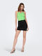 Only Women's Summer Blouse Sleeveless Green