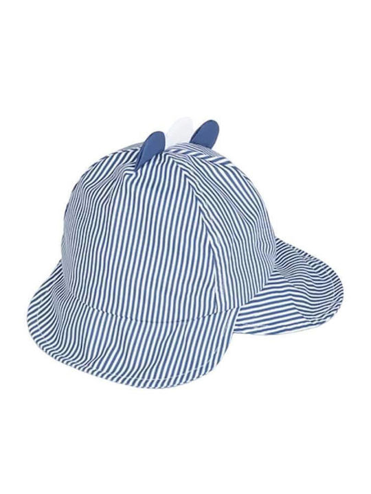 Mayoral Kids' Hat Fabric Sunscreen Light Blue