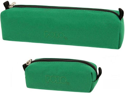 Polo Wallet Cord Pencil Case Barrel with 1 Compartment Shamrock Green