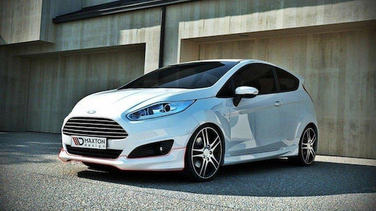 Maxton Design Spoiler Αυτοκινήτου Μπροστά Συμβατό με Ford Fiesta Mk7 FL