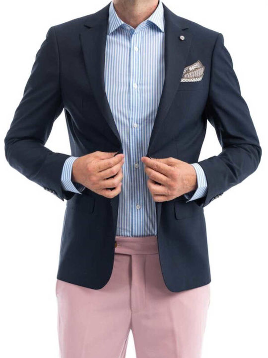 Vittorio Artist Men's Summer Suit Jacket Slim F...