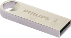 Philips Moon 128GB USB 2.0 Stick Silver