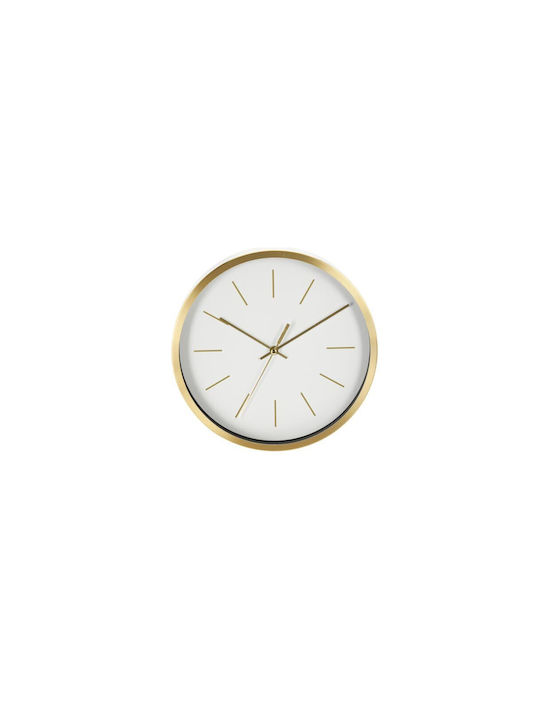 Aria Trade Wall Clock Metallic White Ø25cm