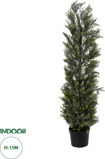 Artificial Potted Plant Yellow 150cm GloboStar