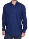 MEN'S SHIRT BLUE UOMO L17T0001