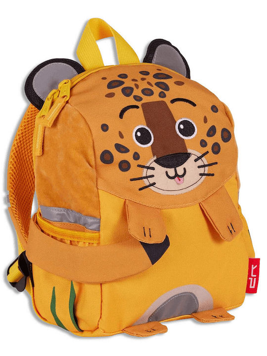 Bodypack Lion School Backpack Kindergarten With Water Bottle Holder Orange 22.5 x 11 x 27cm
