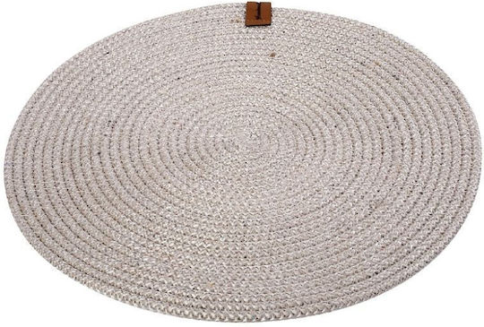 Espiel Στρογγυλό Σουβέρ Υφασμάτινο Λευκό 12cm 6τμχ Espiel Στρογγυλό Σουβέρ Υφασμάτινο Λευκό 12cm 6τμχ