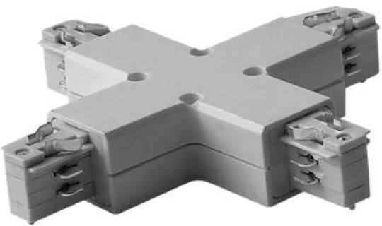 Fos me Schienenverbinder für Leuchten Silber 05-00419-10