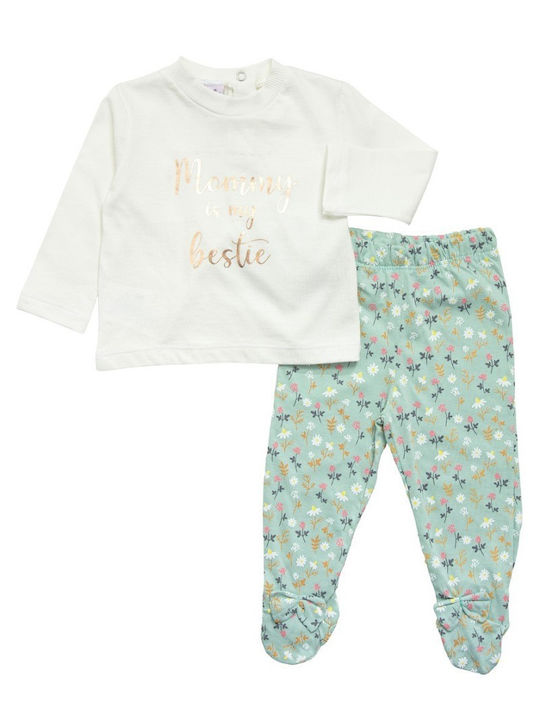 Funky Kids Set with Pants Winter 2pcs Ecru