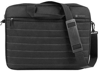 Natec Taruca Tasche Schulter / Handheld für Laptop 14.1" in Schwarz Farbe