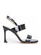 AM-SR929-0111 Leder Sandalen Anatomisch Schwarz