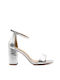 Envie Shoes Damen Sandalen in Silber Farbe