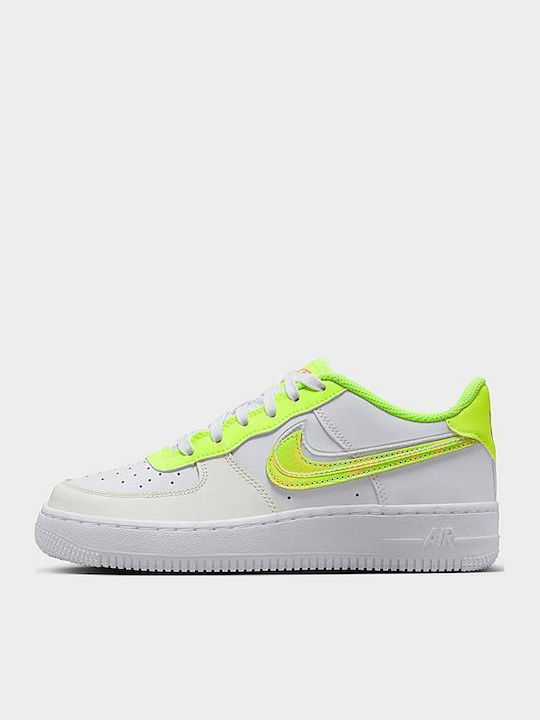 Nike Air Force LV8 Παιδικά Sneakers White Volt Pink Glow
