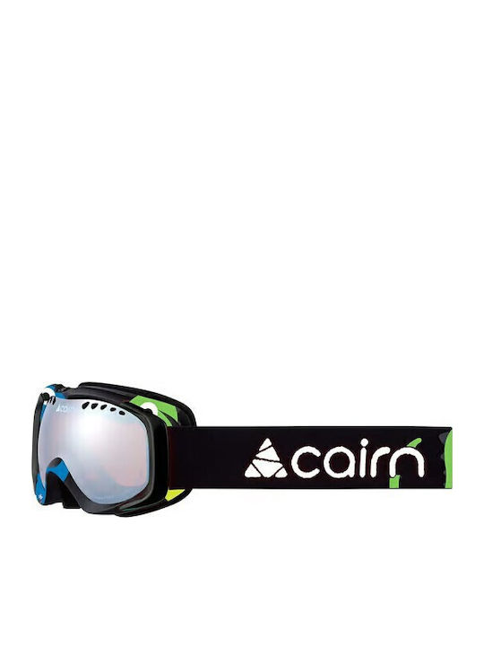 Cairn Friend SPX3000 Μάσκα Σκι & Snowboard Παιδική Μαύρη με Φακό σε Γκρι Χρώμα