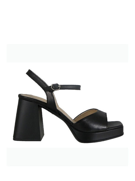 Wonders Sandalen Schwarz