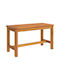 Bench Outdoor Wooden 80x35x45cm