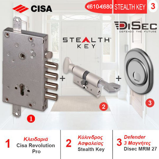 Cisa Încuietoare Pentru Ușă Blindată Cu Kit De Combinație