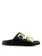 Exe Women's Flat Sandals in Black Color