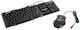 SoundLogic Gaming Set Gaming Mechanische Tastatur mit Benutzerdefiniert Schaltern & Maus (Englisch US)