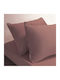 Melinen Sheet Set with 2 Pillowcases Super-Double with Elastic 160x225+25cm. Jersey Apple 3pcs