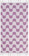 Nef-Nef Groovy Purple Cotton Beach Towel with F...