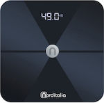 Norditalia Smart Bathroom Scale with Body Fat Counter & Bluetooth Black BI-250