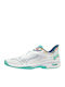 Mizuno Wave Exceed Tour 5 CC Γυναικεία Παπούτσια Τένις για Σκληρά Γήπεδα White / Turquoise / Moroccan Blue